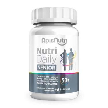 Imagem de NutriDaily Senior Polivitamínico 500mg 60 Cápsulas - ApisNutri