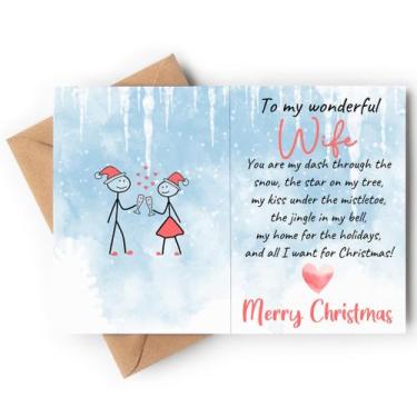 Imagem de Cartão de Natal TRIDECOR Romantic Noel - Para Esposa e Marido
