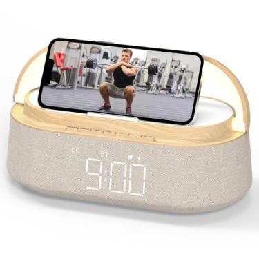 Imagem de Alto-Falante Bluetooth FREEFISH com Carregador Sem Fio e Rádio FM