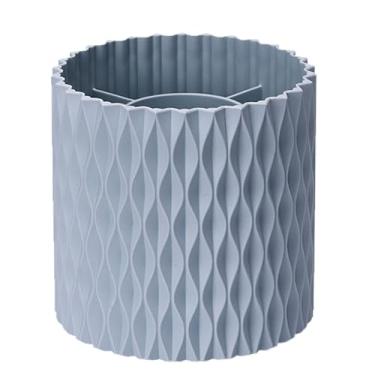 Imagem de Suporte de Caneta Giratório de Armazenamento Inteligente, Suporte de Caneta Com Rotação de 360 ​​graus, Decoração de Casa de Plástico para Lápis de Cosméticos Presente Ideal (Azul)