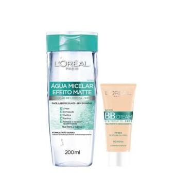 Imagem de Loreal Paris 5 em 1 Efeito Matte Agua Micelar 200ml e BB Cream Morena 