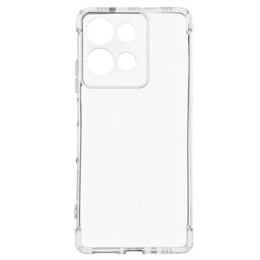 Imagem de Capa Capinha Anti Impacto Queda Shock Transparente em Silicone Macio Proteção Compatível com Moto G75