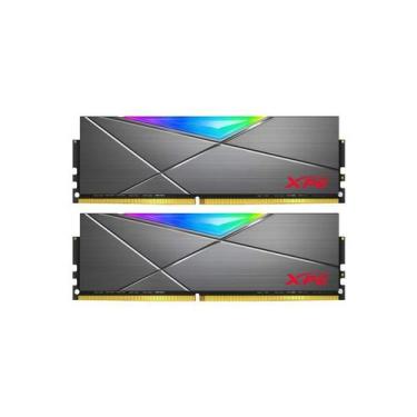 Imagem de Memória Ram Adata Xpg Spectrix D50 Ddr4 16Gb 2X8Gb 3200Mhz Rgb Cinza A