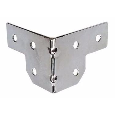 Imagem de Kit 48 Mata Junta Cromado Para Case 6 Furos