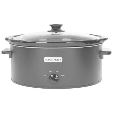 Imagem de Panela Elétrica Programável 7,4L com Timer e Controle de Temperatura, 110V 320W, HOMECOOKIN, Prata