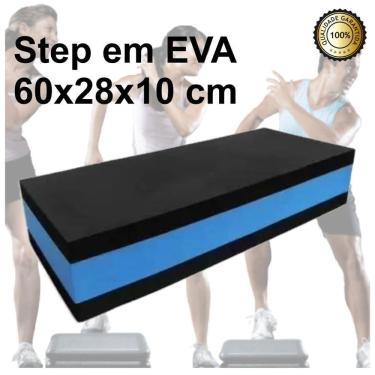 Imagem de Step Eva Academia Ginastica Aeróbica Fitness 60Cmx28Cmx10Cm