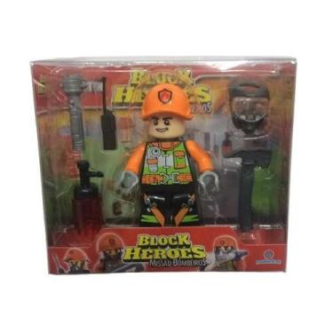 Imagem de Justin Block Heroes Missao Bombeiros - Polibrinq BL595