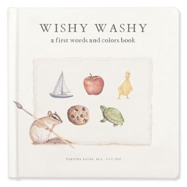 Imagem de Wishy Washy: um livro de tabuleiro com as primeiras palavras e cores para mentes em crescimento