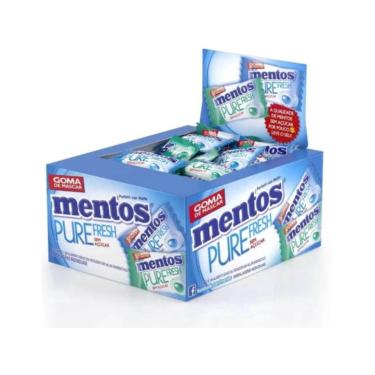 Imagem de Chiclete Mentos Pure Fresh Sem Açúcar c/ 60u 120g