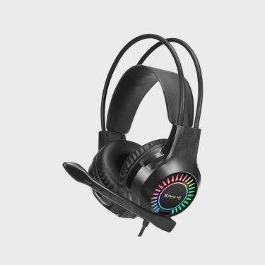 Imagem de Headset Gamer Xtrike Me, 2x3.5mm + usb, pc, Preto, rgb, GH-709