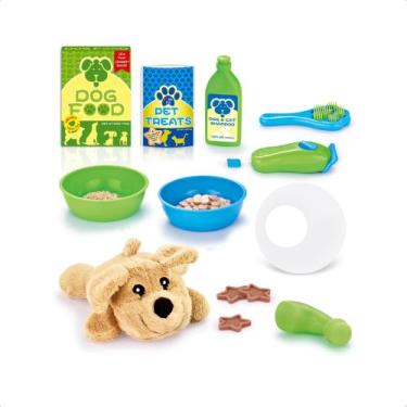 Imagem de Brinquedo Infantil Kit Veterinário M com Cachorro de Pelúcia Maquininh