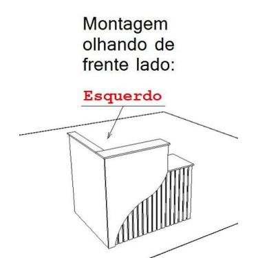 Imagem de Balcão Orgânico Ripado Loja Atendimento Recepção Rosa Milk Shake e Bra