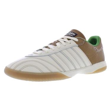 Imagem de adidas Tênis unissex Wales Bonner Samba Metallic, Branco/branco-maravilha, 44