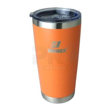 Imagem de Copo Térmico com Tampa Brimex Inox 600ml Chopp, Cerveja ou Café Várias