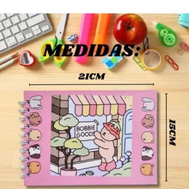 Imagem de Caderno De Colorir Bobbie Goods Rosa Paginas Exclusivas Para Pintar