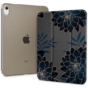 Imagem de Lepeoac Capa para iPad de 11 polegadas A16 2025 geração 11ª / iPad 11 polegadas 2022 10ª geração, suporte para lápis embutido com capa à prova de choque PC capa traseira transparente transparente auto