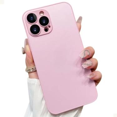 Imagem de [GL CASES] Case Capa iPhone 11 Pro Premium De Vidro Temperado AG Glass Com Proteção De Câmera Em Vidro Capinha iPhone 11 Pro Anti Impacto NanoGlass Compatível Carregador Indução Magnética (Rosa)