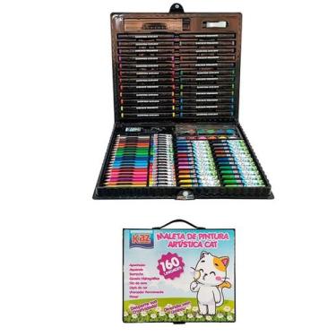 Imagem de Marcador caneta touch 2 pontas para pintar bobbie goods estojo maleta 