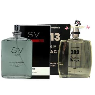 Imagem de 2 perfumes masculinos sv e black 7 otima fixaçao - importado, 200ML