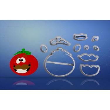 Imagem de Cortador Fortnite Cabeça De Tomate Modular Tamanho 5Cm