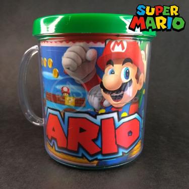 Imagem de Kit Boneco Colecion. Yoshi 10Cm + Caneca Super Mario 350Ml