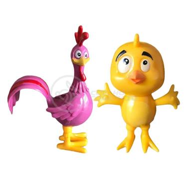 Imagem de Cartela 4 Bonecos Infantil Galinha Pintadinha E Sua Turma