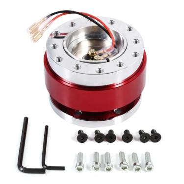 Imagem de Roda Rápida Volta de Direção 6 Era Parafuso Bola de Parafuso Volta de Direção Rápula de Liberação Redação Adaptador Cuber Kit Compatível Com Várias Rodas de Direção Racing