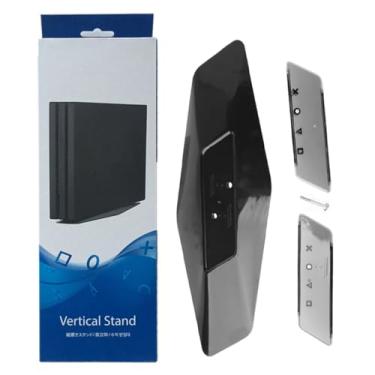 Imagem de Chenkxin Vertical Stand for PS4 Slim / PS4 Pro Vertical Holder Stand Bracket Mount Base for PlayStation 4 Slim/Pro Console (Black)