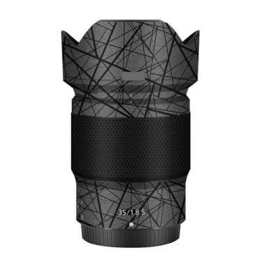 Imagem de Skin Lens Camera Skin Wrap Vinil Protetor Adesivo Acessórios de Fotografia para Nikon Z 35mm F1.8S (Cinza Cruzado)