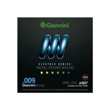 Imagem de Encordoamento Giannini P-guitarra Niquel 0.009 Geegst.9