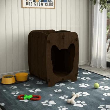 Imagem de Mesa De Cabeceira Casinha Pet Dog Malbec - Ofertamo