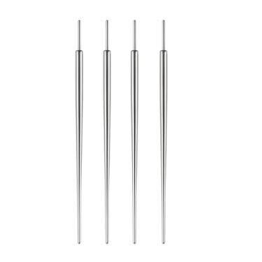 Imagem de ZYTAIJEW 4 peças G23 ASTM F136 Titânio Piercing Cone Inserção Piercing Piercing Mudança de Joias Kit de Alongamento Ferramenta Assistente para Piercing de Lábio Nariz, Mamilo, Labret Tragus, Eyebow