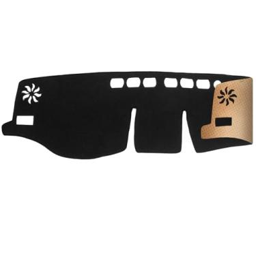 Imagem de QUYDDC Capa de painel adequada para Toyota RAV4 2019-2024 / RAV4 Prime 2021-2024 (não serve com modelos HUD) | Antirreflexo, proteção solar, à prova de poeira, à prova de UV | Capas de painel