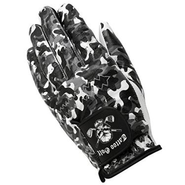Imagem de Luva masculina de golfe Tattoo Golf – branca, camo, Small