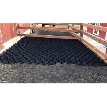 Imagem de Geogrelha Para Carga Pesada, Pedras De Grade De Solo De 2 Polegadas De Profundidade Estabilizador De Cascalho Para Calçadas, Caminhos De Estacionamento Pátios, Grade, W X L, 2x10 m/6.5x33 ft