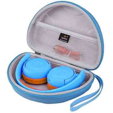 Imagem de Capa de fone de ouvido infantil compatível com fones de ouvido sem fio JBL Junior 320 / Junior 320BT / JR 300BT - Azul
