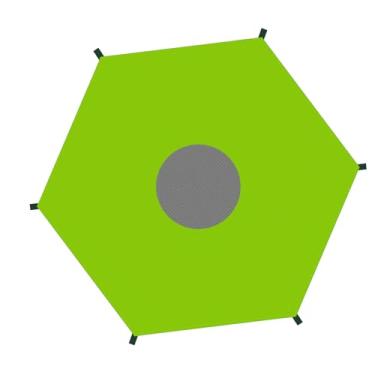 Imagem de para Trampolim - Solar Para Trampolim,Cobertura de Sombreamento e Tela a Solar para Esportes ao Ar Livre, Saltos, Festas de Aniversário,