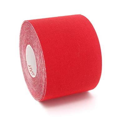 Imagem de PRIOR FITNESS Fita Antiderrapante Para Arco De Lyra Aérea, Cinto Ioga, Exercícios Ginástica, Acrobacia E Cinesiologia (Vermelho)