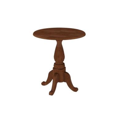 Imagem de Mesa Lateral Torneada Redonda - 6004 - Meyer, Imbuia - Verniz