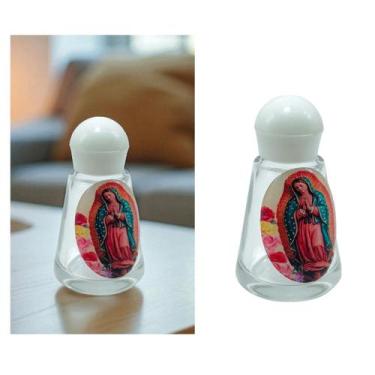 Imagem de Garrafinha Porta Água Benta Nossa Senhora de Guadalupe Vidro - FORNECE