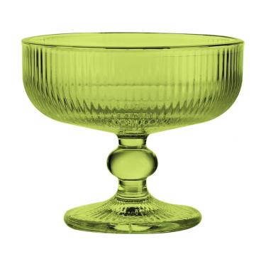 Imagem de Taça para Sobremesa Cazza Celebre em Vidro Verde 285ml