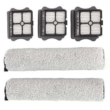 Imagem de KIMISS Kit de Filtro de Escova de Rolo de Piso para Lavadora de Piso Com Fio a - Escova de Substituição de Limpeza e Eficiência Suave e Filtros