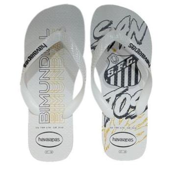 Imagem de Chinelo Havaianas Top Times Santos Produto Licenciado-Masculino
