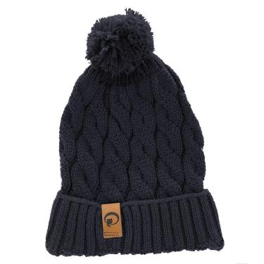 Imagem de Gorro Tricot Trançado Pompom Inverno Cor:;Tamanho:Único-Feminino