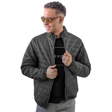 Imagem de Jaqueta Aeropostale Masculina Nylon Bomber A87 Chumbo-Masculino