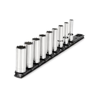 Imagem de TEKTON Conjunto de soquetes de 12 pontos, 9 peças (5/16-3/4") | SHD91107