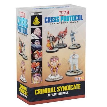Imagem de Asmodee Marvel: Crisis Protocol Criminal Syndicate Pacote de Afiliação - Inclui Kingpin, Capuz, Bullseye e M.O.D.O.K., Miniaturas de Mesa, Jogo de Super-Herói, Idades 14+, 2 Jogadores, 90 Minutos de