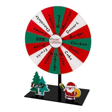 Imagem de Roda Giratória para Prêmios - Roleta de Mesa com 16 Espaços,Brinquedo de Mesa Portátil para Jogos em Família, Sala de Aula, Casa, Educação, Eventos, Carnavais, Festas e Feiras Comerciais