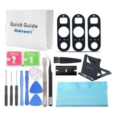 Imagem de Bakewell Substituição da tampa da lente de vidro da câmera traseira para Google Pixel 8 Pro