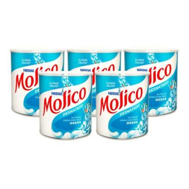 Imagem de Leite Em Pó Desnatado Molico Total Cálcio Nestlé 280G 5Un - Nestle